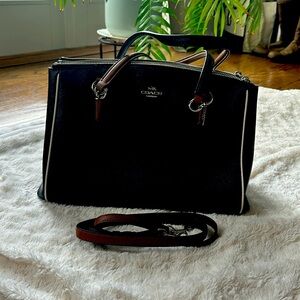 Coach Black and Brown Tote Bag